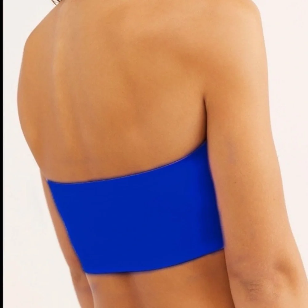 Free People Nina Bandeau In Blue Sz XS Tube Top